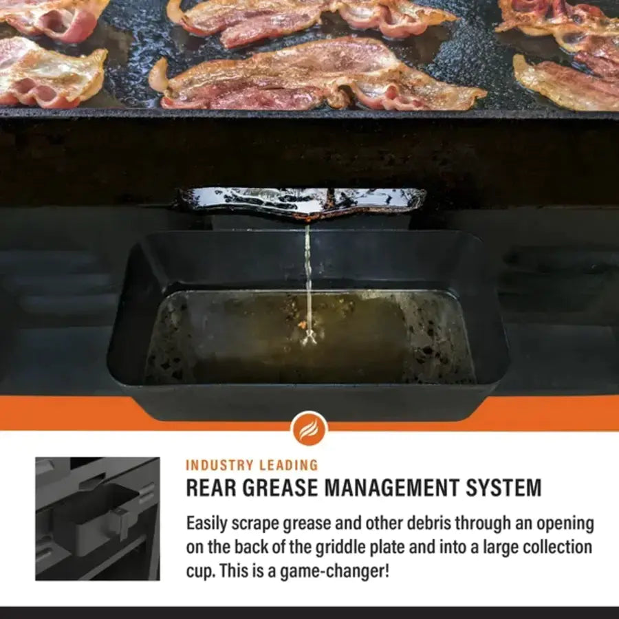 Blackstone 4-Burner 36′′ Griddle Cooking Station with Side Shelves