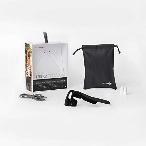 Titanium Bone Conduction Wireless Bluetooth Headphones, Black