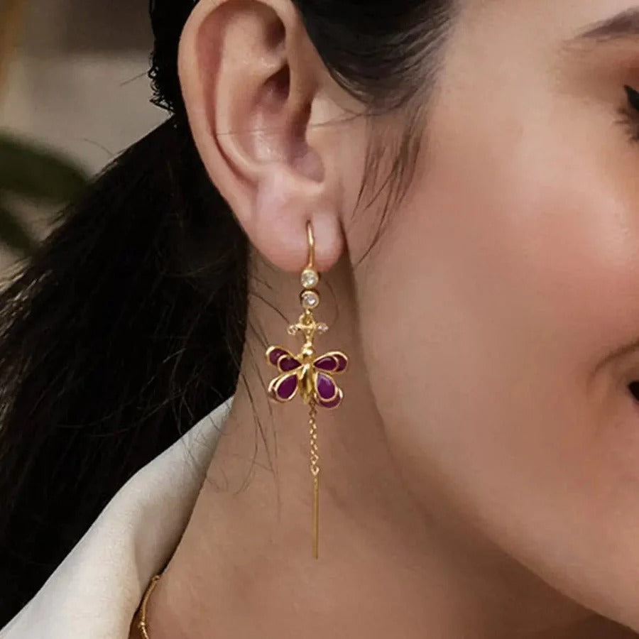 Gold Plated Silver Titli Set