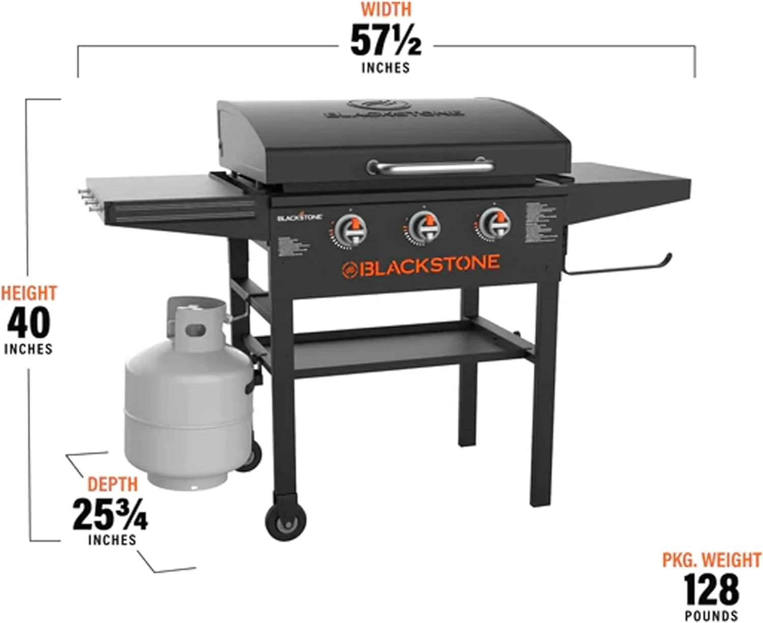 2026 28 Inch Blackstone Griddle 2080 with Hood XL Griddle Original 3-Burner Outdoor Flat Top Grill, with Blackstone Griddle Accessories, Seasoning, and Wholesalehome Gloves and Cloth