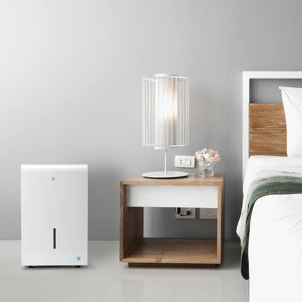 2026 50-Pint ENERGY STAR Dehumidifier With Continuous Drainage, Ultra-Quiet Operation - Ideal for Large Rooms & Basements