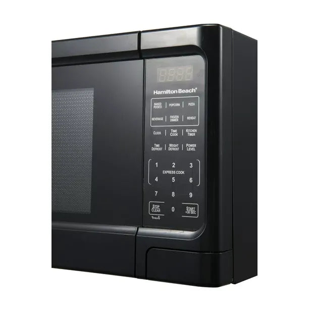 2026 Hamilton Beach 1.1 Cu. Ft. Sleek Black Digital Microwave - Effortless Touchpad Controls