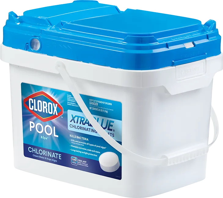 2026 Clorox Pool&Spa XtraBlue 3′′ Chlorinating Tablets for Swimming Pools, 25lb