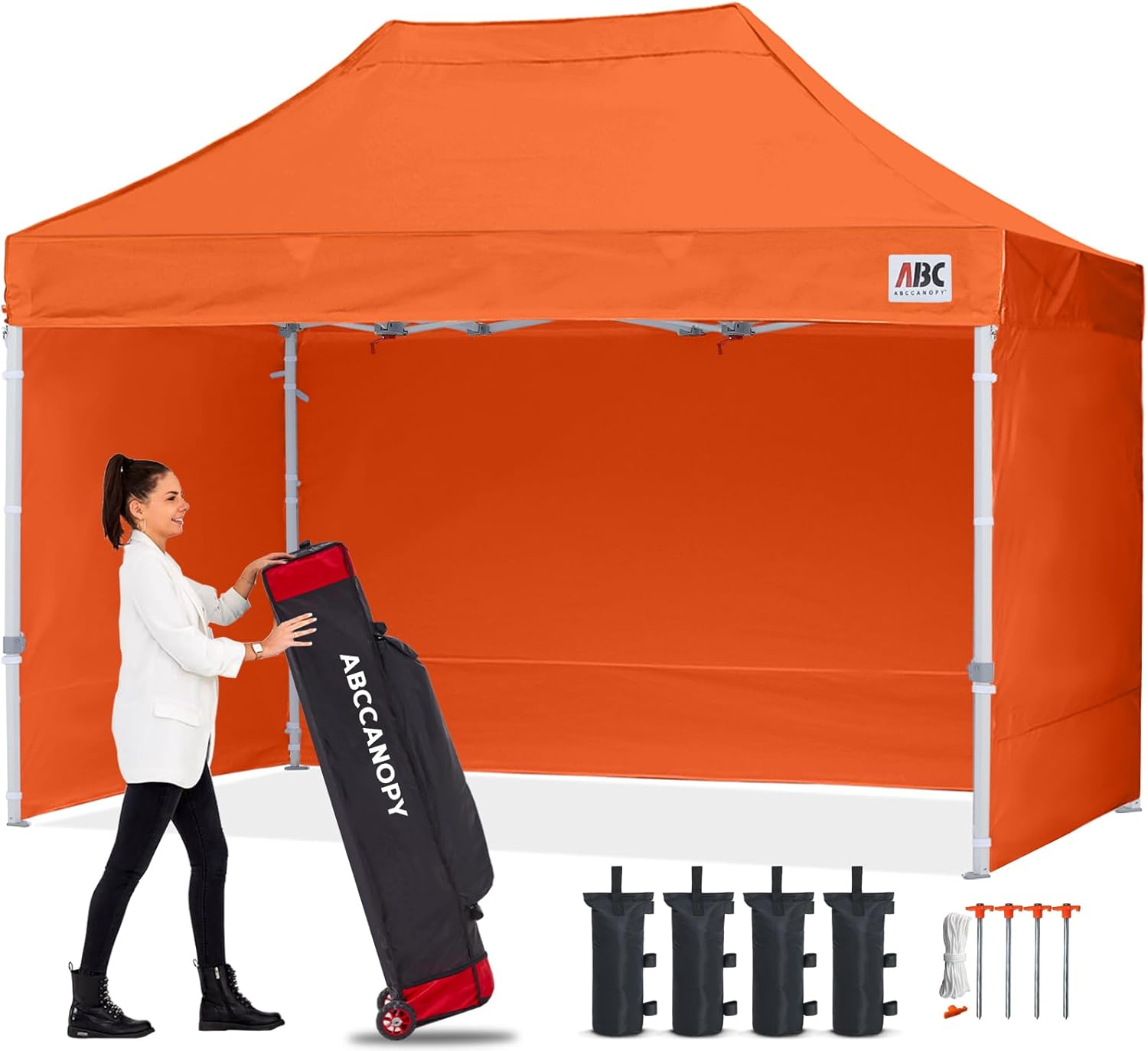 Easy Pop Up Canopy Tent 10×10 with Sidewalls