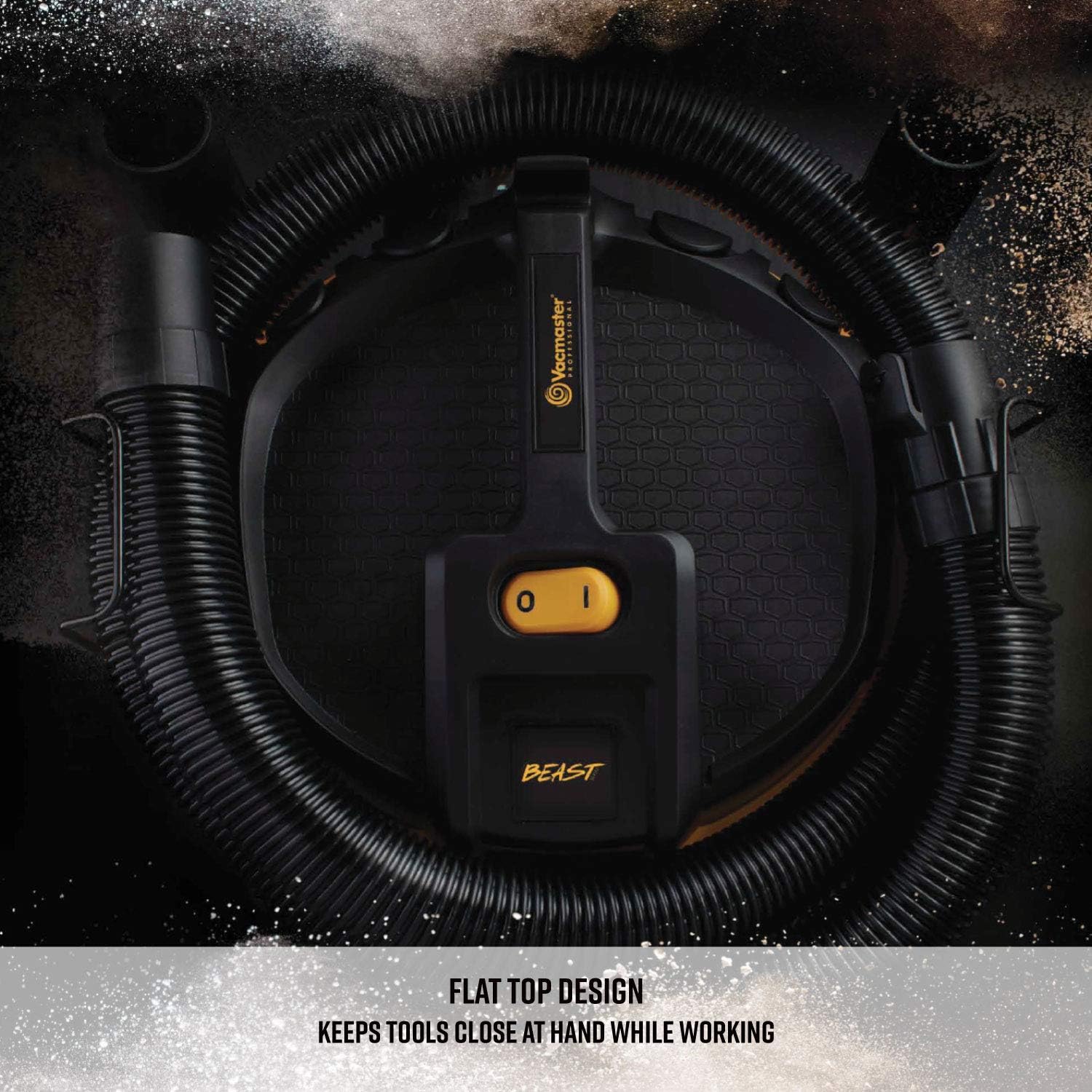 Beast Professional Series 14 Gal. 6.5 HP Steel Tank Wet/Dry Vac with Cart