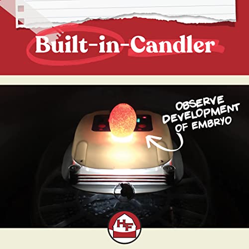 2026 Harris Farms Nurture Right Egg Incubator for Hatching Chicks - Holds 22 Eggs