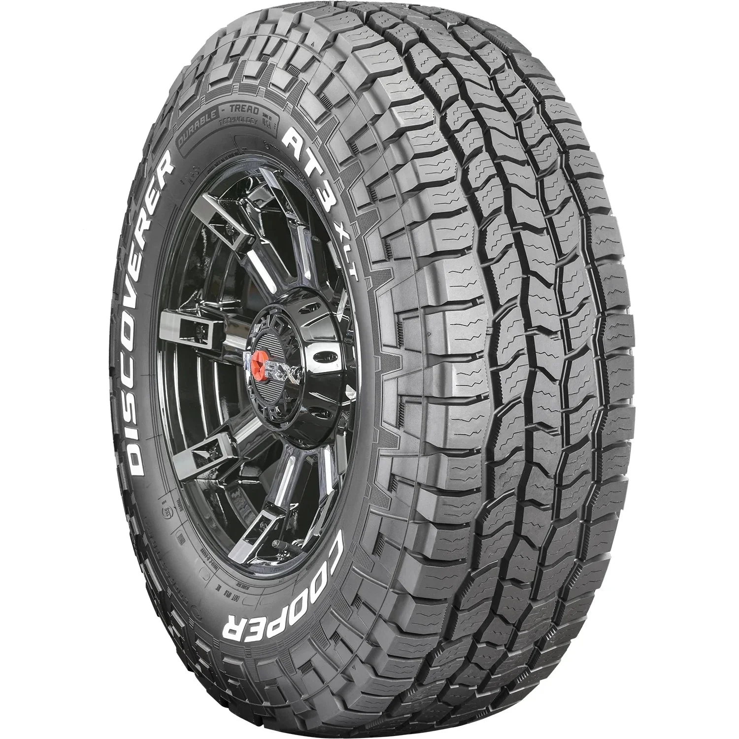 Discoverer AT3 XLT All Terrain Tires 285/75R16 10 Ply E – Fits Light Trucks & Hummer H3 Models