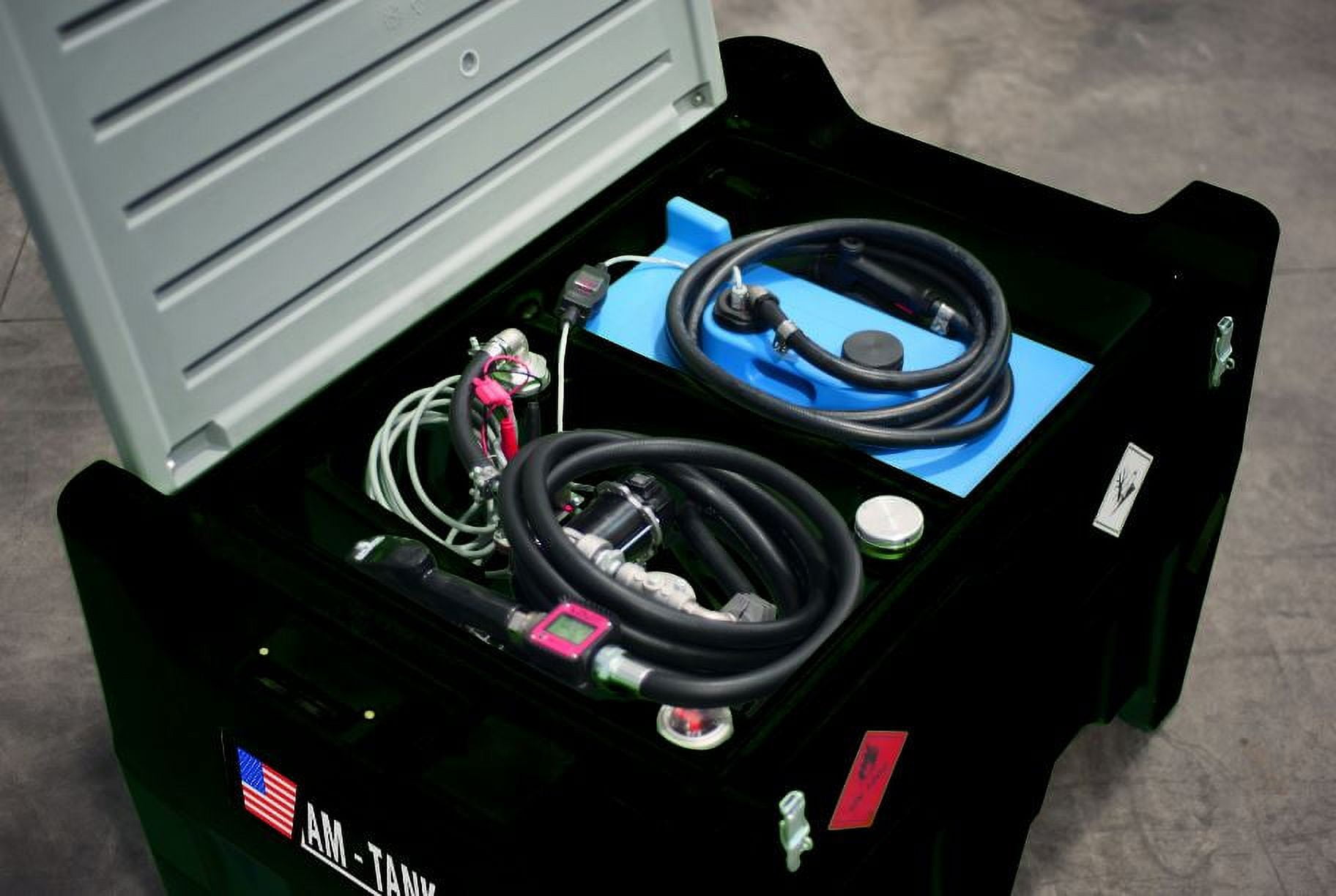 2026 AM-TANK 105gl DIESEL + 13gl DEF COMBO Portable Tank with 12V Pumps