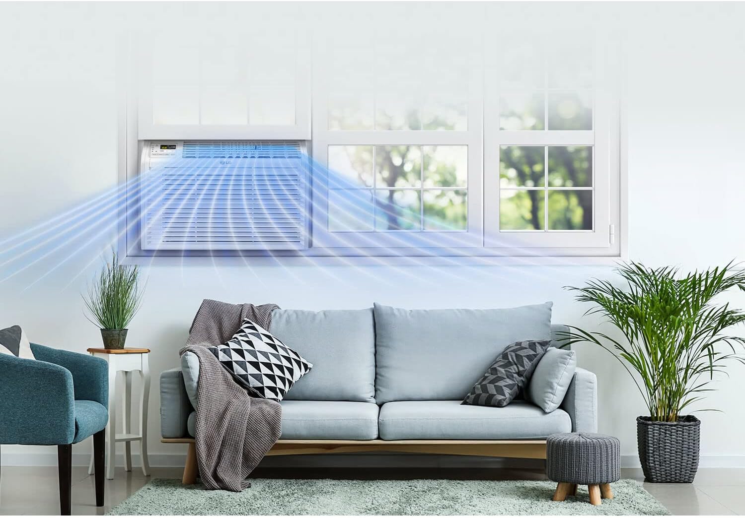 8,000 BTU Window Air Conditioner, Remote & Quiet