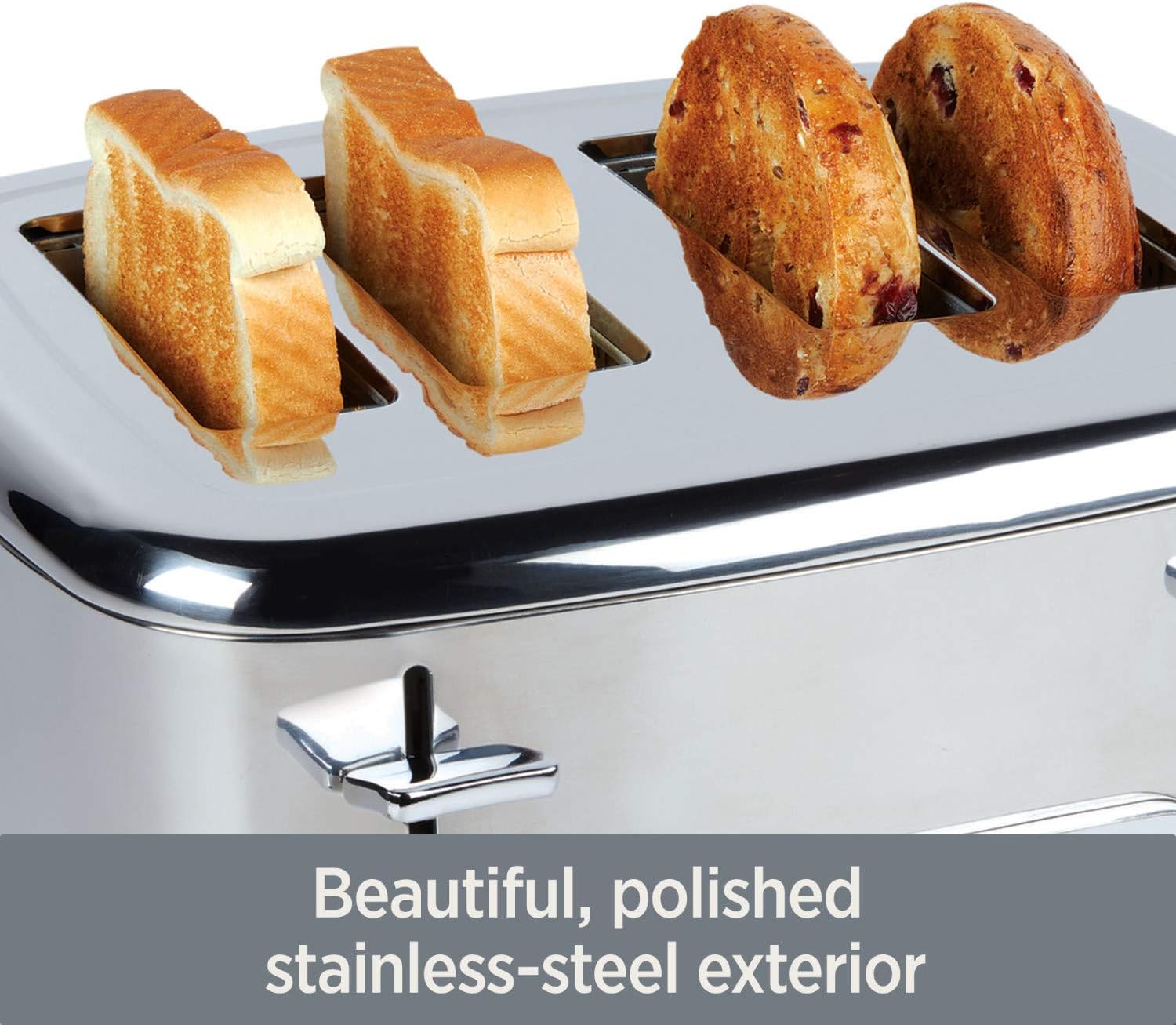 All-Clad 10942223917 Stainless Steel Digital Toaster with Extra Wide Slot, 4-Slice, Silver – 2-Slice