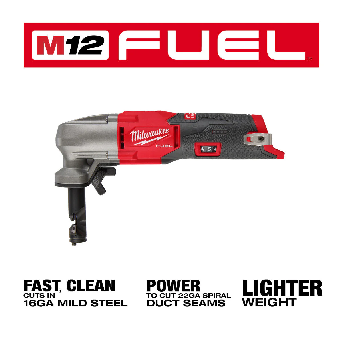 2026 Milwaukee 2476-20 - M12 FUEL™ 16 Gauge Variable Speed Nibbler