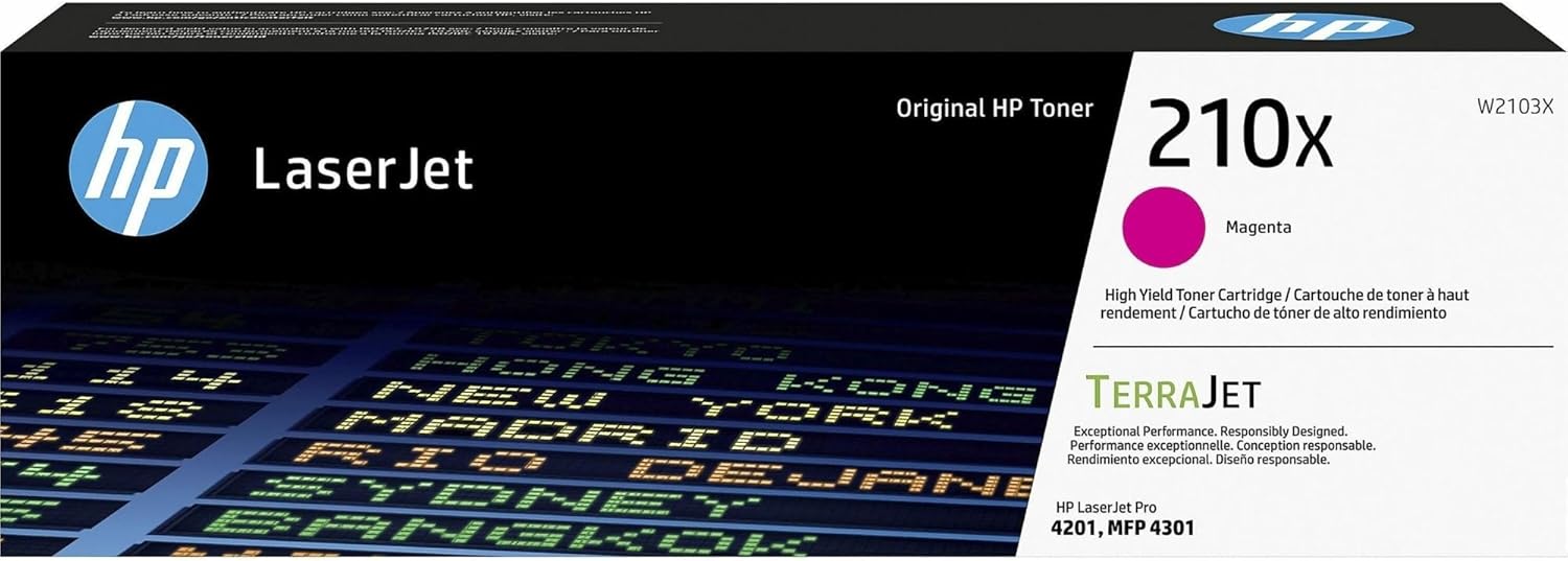 210X Magenta High-Yield Toner Cartridge for Color Laserjet Pro