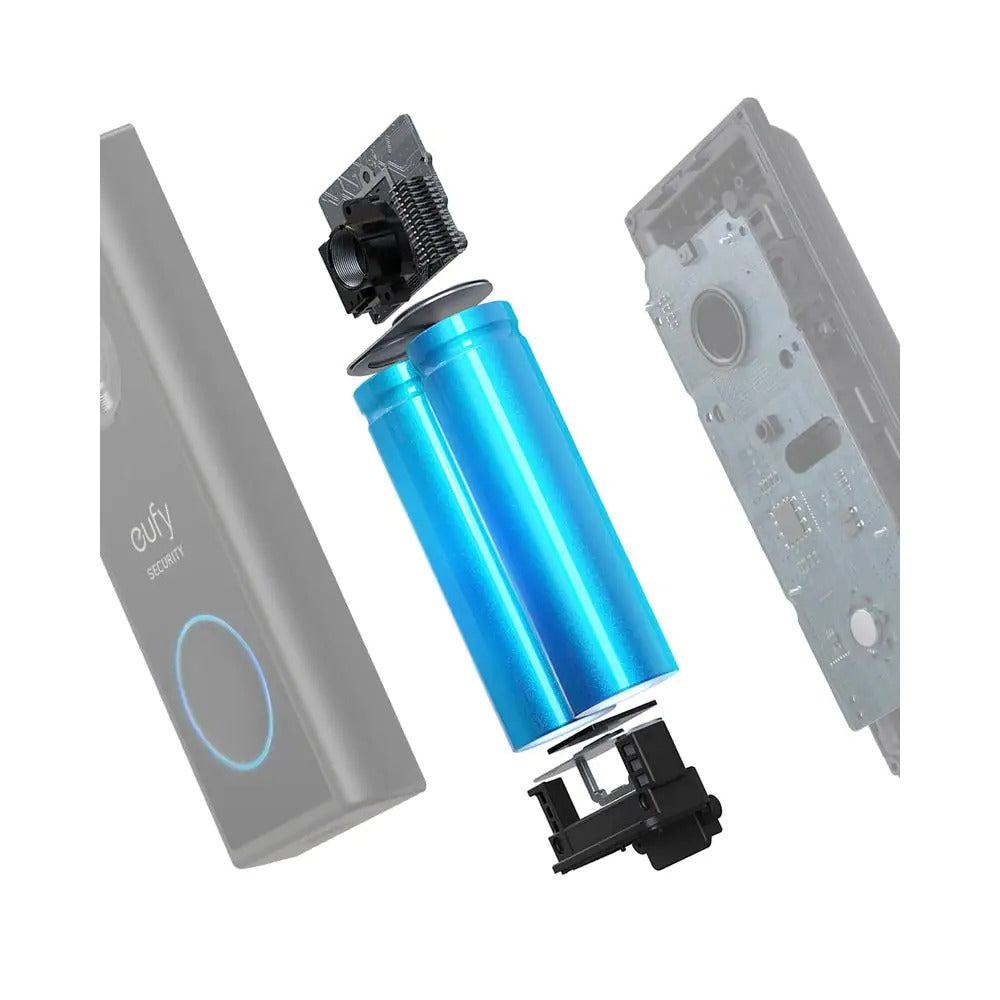 2026 Security Video Doorbell 2K Wi-Fi Wireless Smart Video Camera with Chime – Black