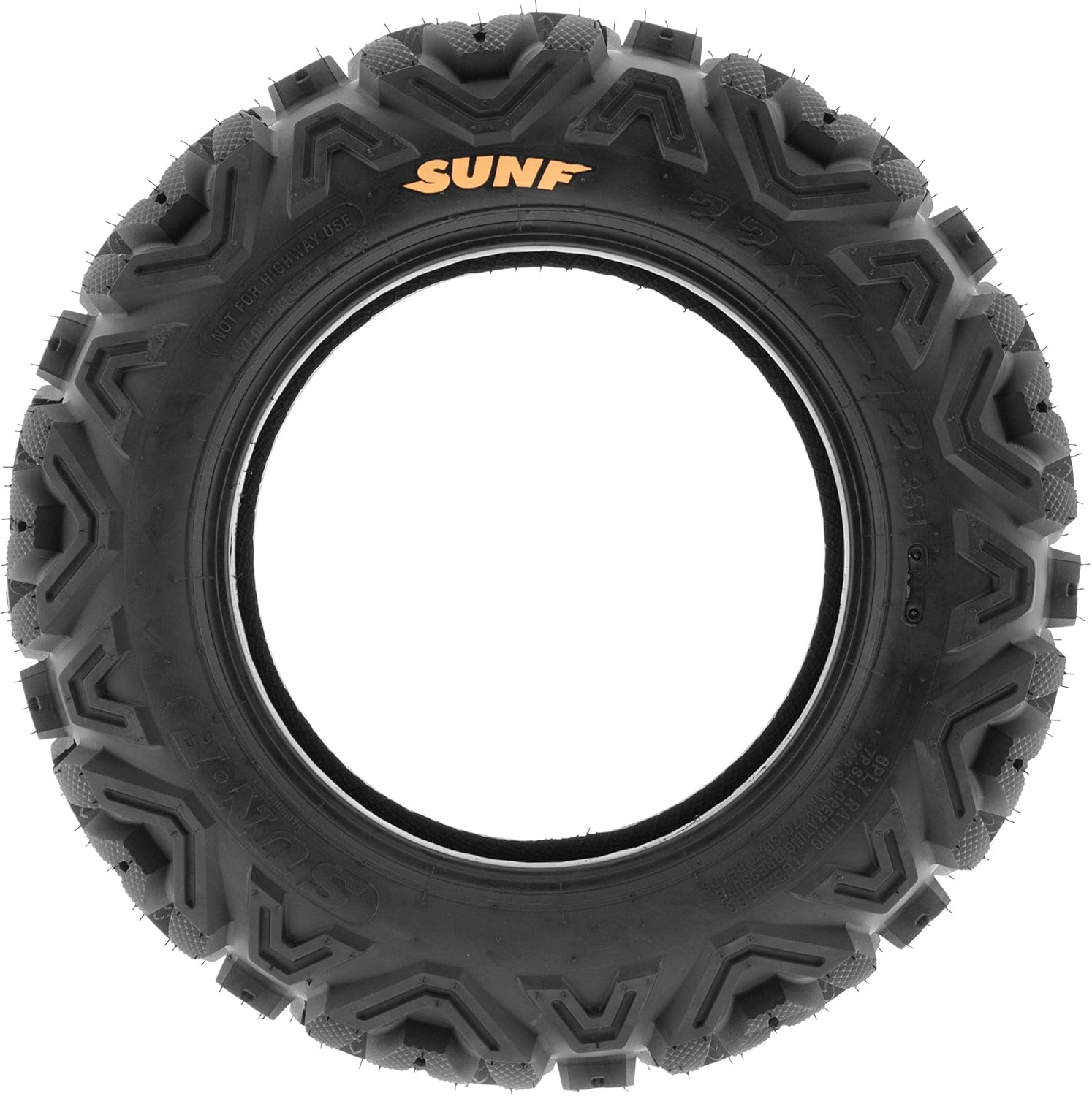 ATV UTV All-Terrain Tires Set of 4 25X8-12 25X10-12