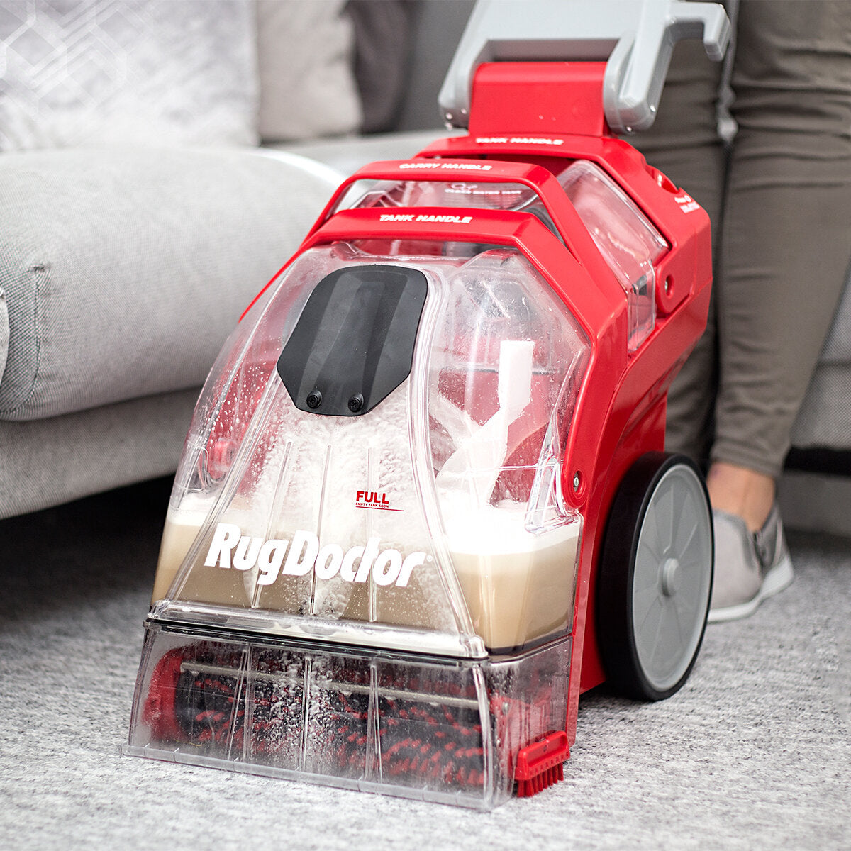 2026 Rug Doctor Deep Carpet Cleaner with 2 x 1L Carpet Detergent