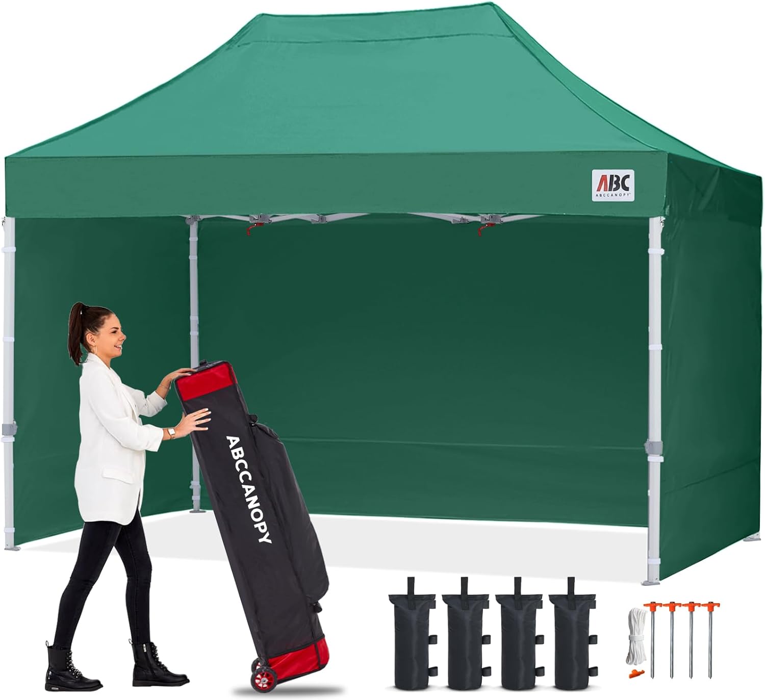 Easy Pop Up Canopy Tent 10×10 with Sidewalls