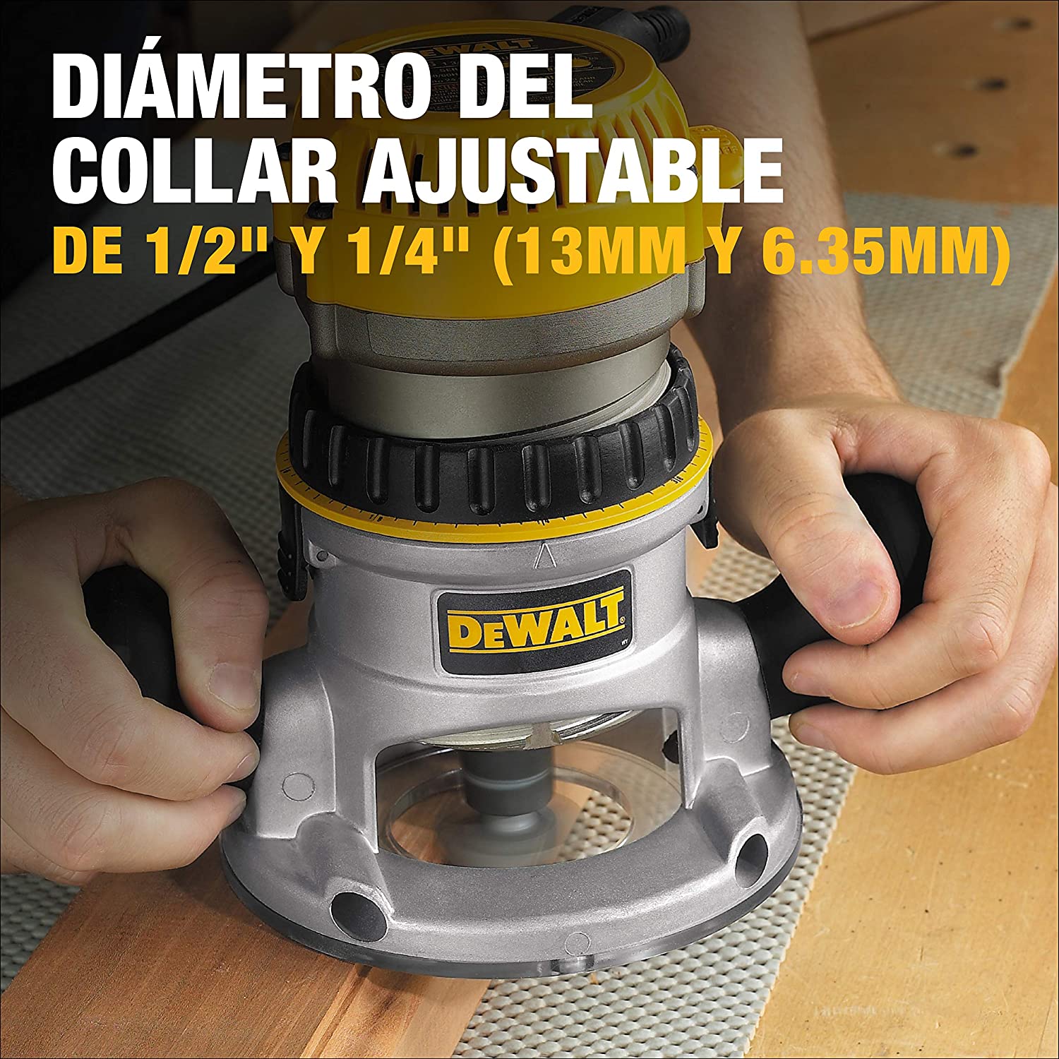 2026 DEWALT Router, Fixed Base, 1-3/4-HP (DW616) , Yellow