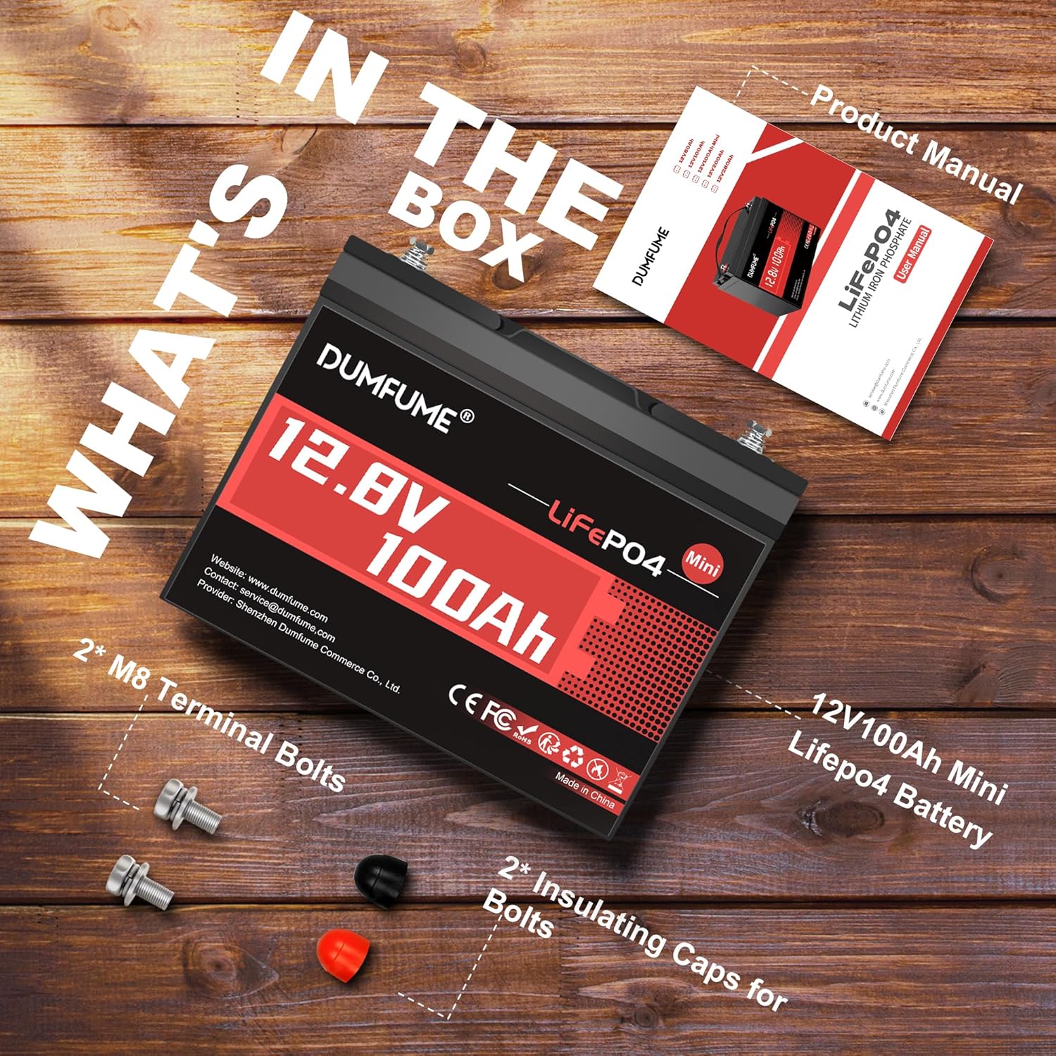 12V 300Ah Lithium LiFePO4 Battery with 200A BMS