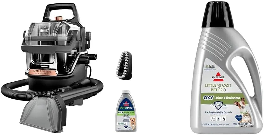 2026 Green HydroSteam Multi-Purpose Portable Carpet and Upholstery Cleaner, Car and Auto Detailer, 3618, Black and Copper Harbor