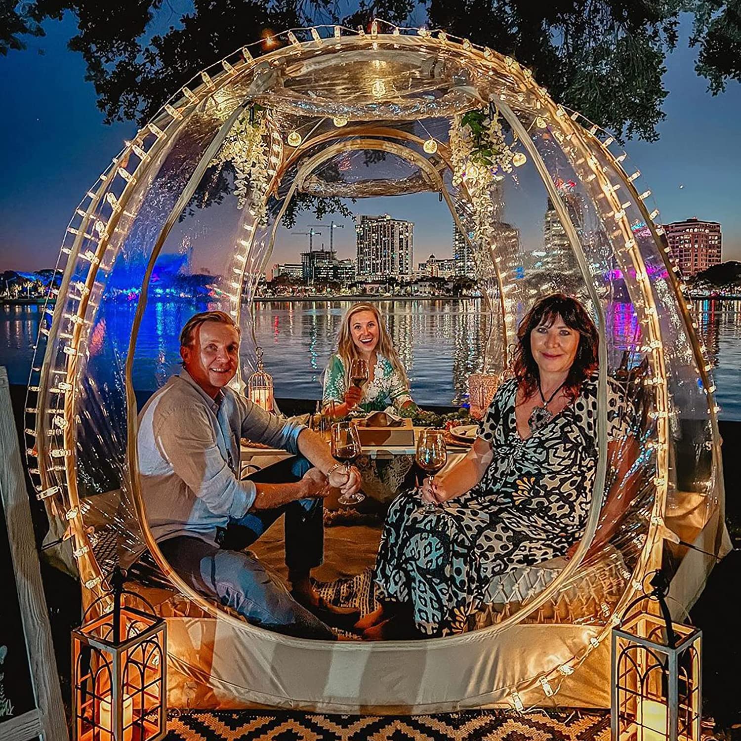 2026 Bubble Tent Pop Up Gazebo, 8-10 Person Igloo Dome Garden Patio Canopy Shelter