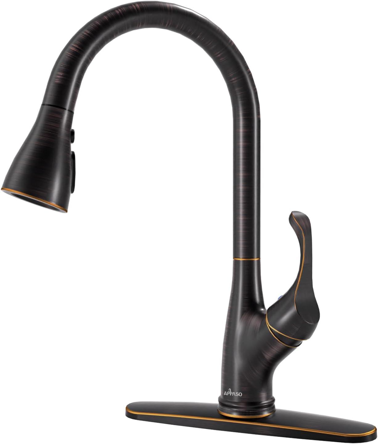 Black Touchless Kitchen Faucet with Soap Dispenser, Motion Sensor Activated Hands-Free Automatic Faucet for Sink with Pull Down Sprayer, Single Handle Smart Faucets for Kitchen Sink