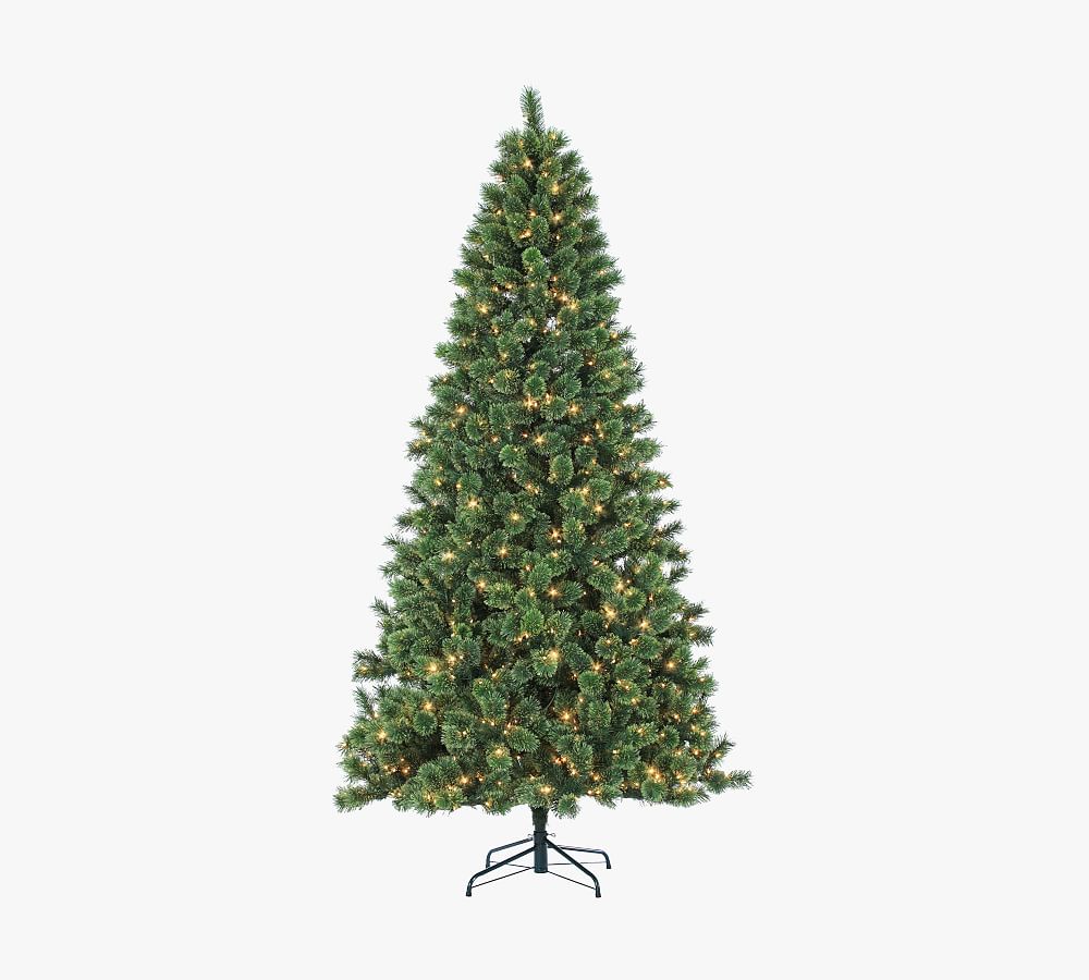 Lit Deluxe Cashmere Pine Faux Christmas Tree  sgtnighsdesigns