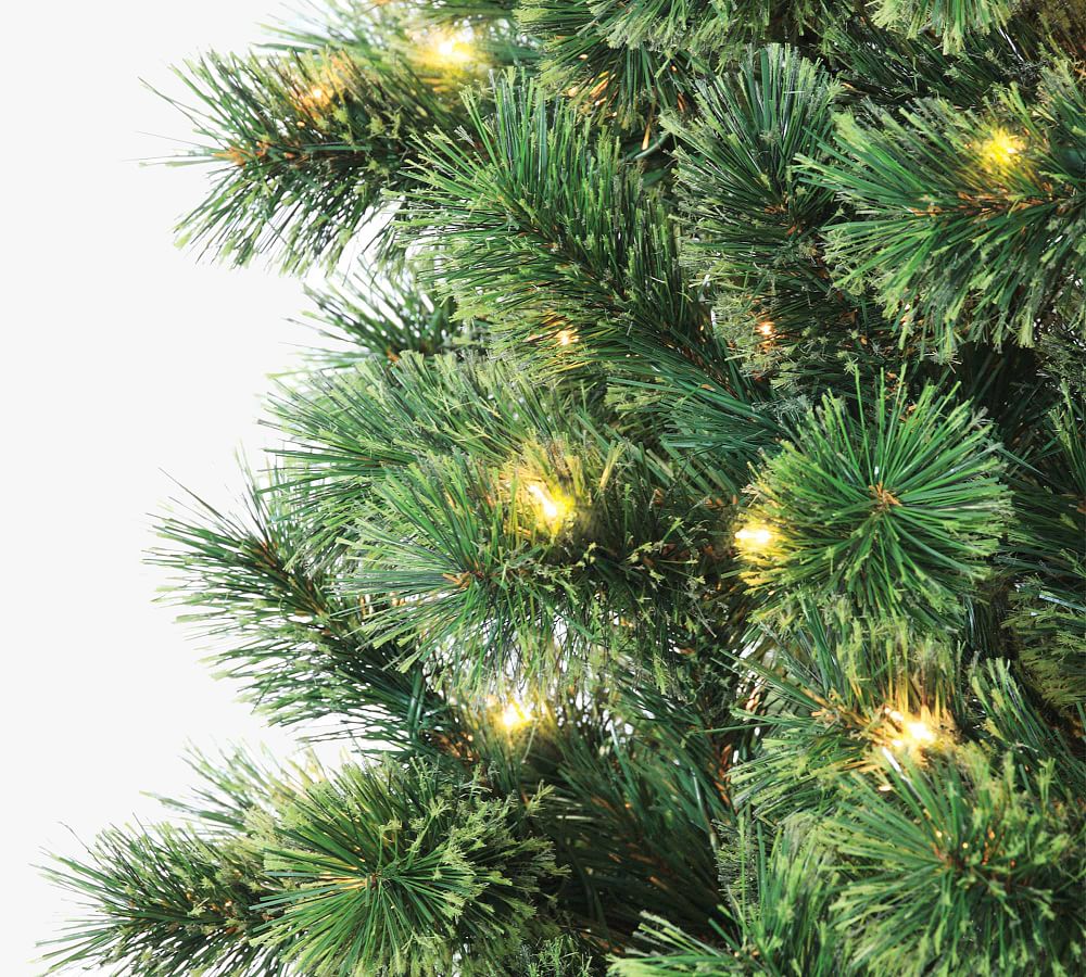 Lit Deluxe Cashmere Pine Faux Christmas Tree  sgtnighsdesigns