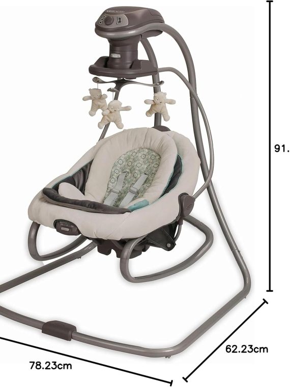 DuetSoothe Swing and Rocker – Sapphire