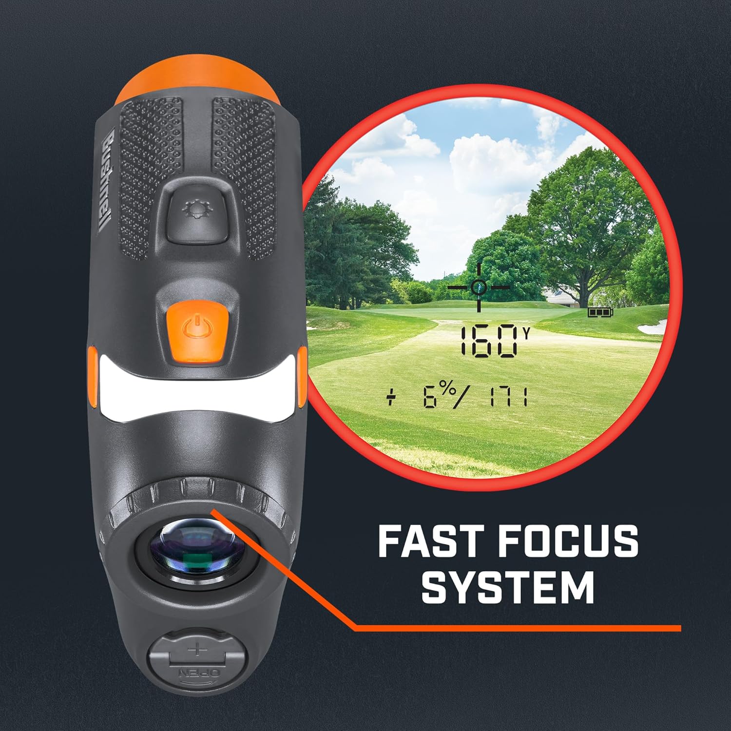 Golf Tour V6 Shift Laser Rangefinder with Slope
