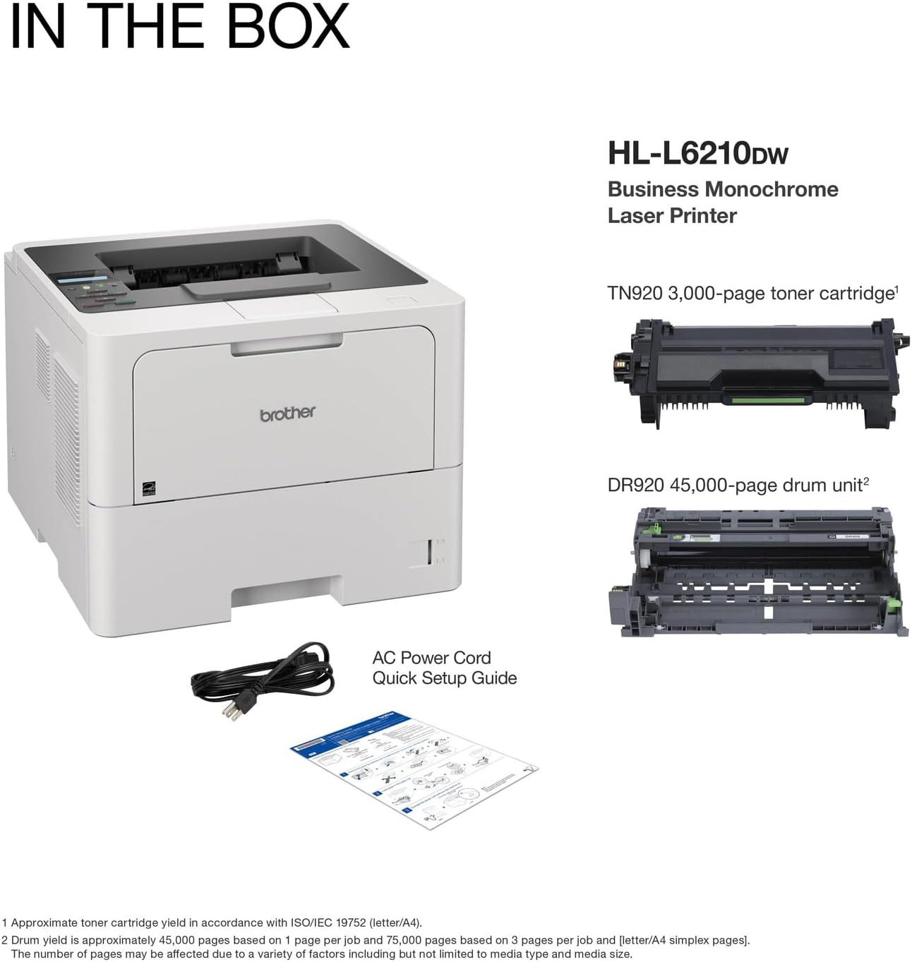 HL-6210DW Professional High-Speed Laser Printer