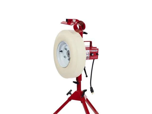 First Pitch Baseline Real Softball and Baseball Pitching Machine Up to 70MPH