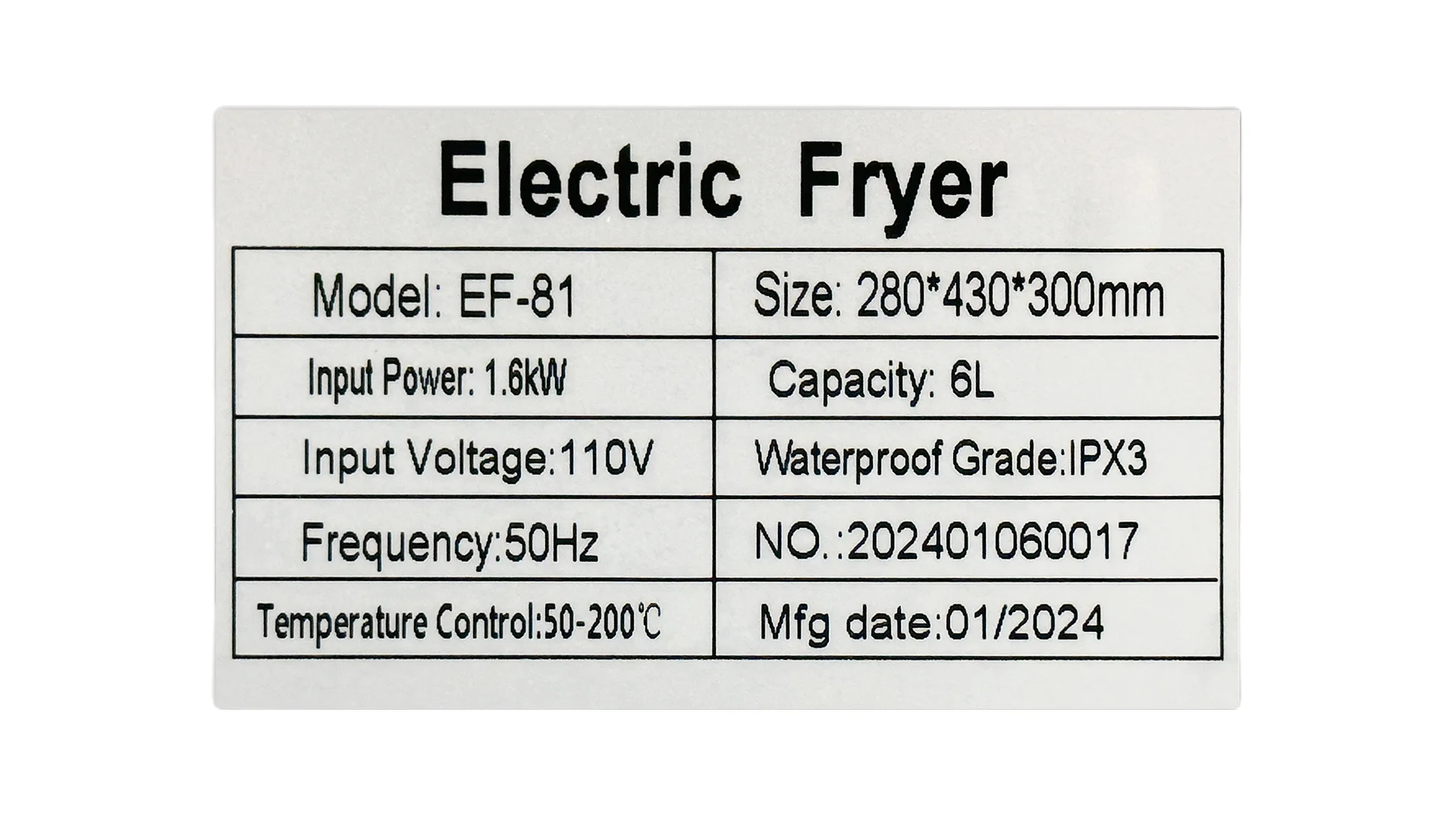 1600W Electric Deep Fryer, Stainless Steel Countertop Fryer Large Capacity, Thickening Multi-functional Fryer Commercial Single-chamber 2.5 Gallon