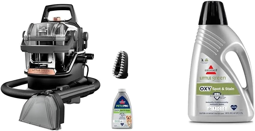 2026 Green HydroSteam Multi-Purpose Portable Carpet and Upholstery Cleaner, Car and Auto Detailer, 3618, Black and Copper Harbor