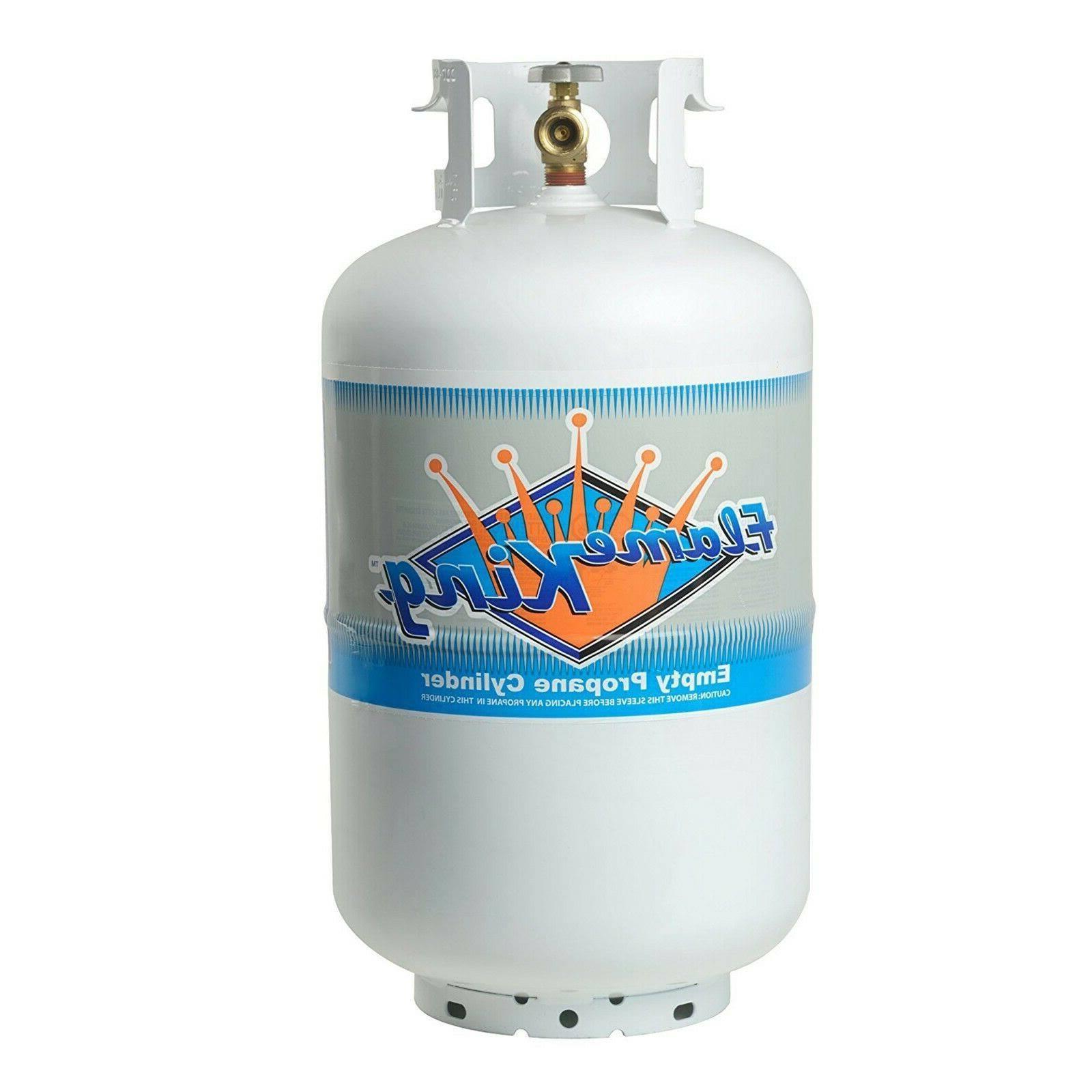 2026 30 . Empty Propane Cylinder with Overfill Protection Device Valve