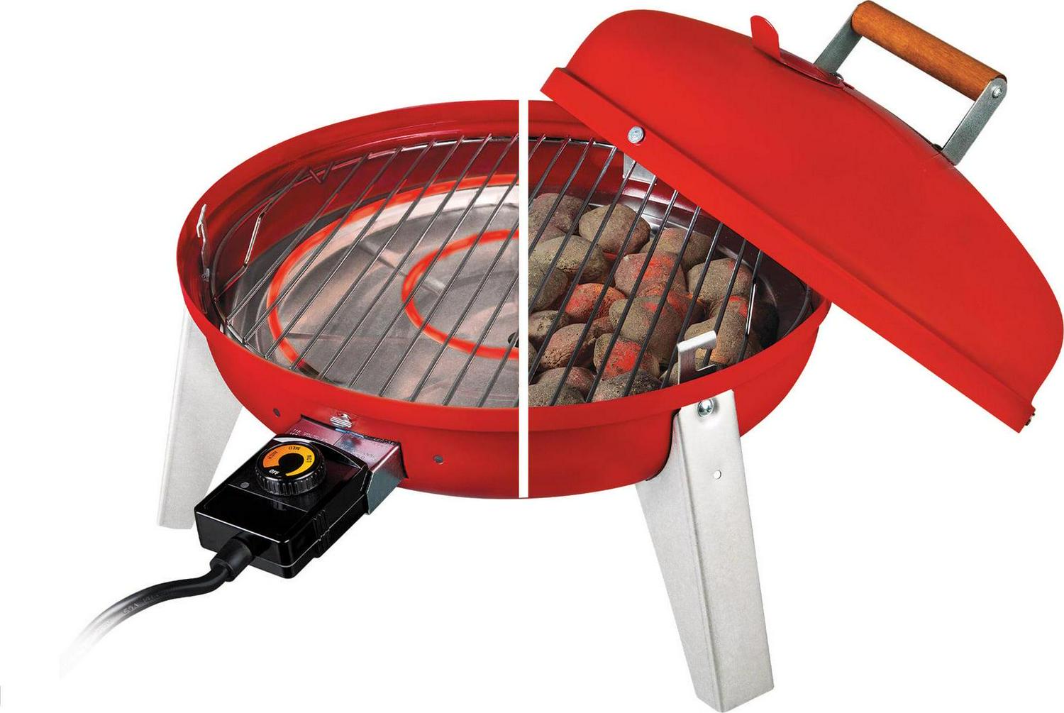 Americana 4-in-1 Electric and Charcoal Water Smoker