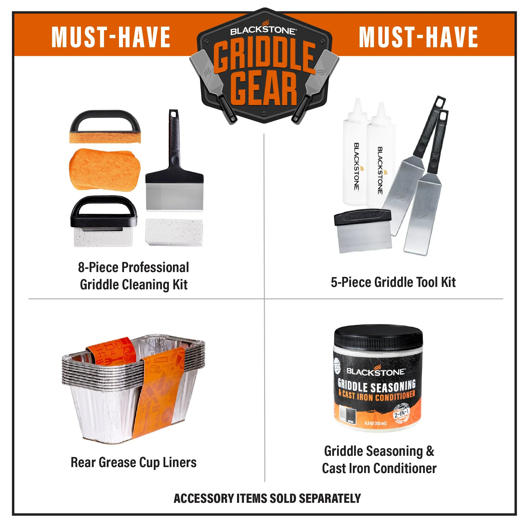 Blackstone 4-Burner 36′′ Propane Griddle with Air Fryer and Hood