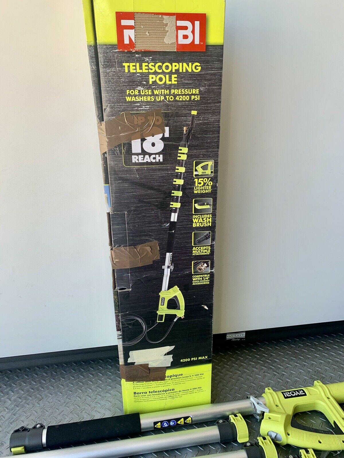 2026 RYOBI RY31EP26 18 ft. Extension Pole for Pressure Washer up 4200psi