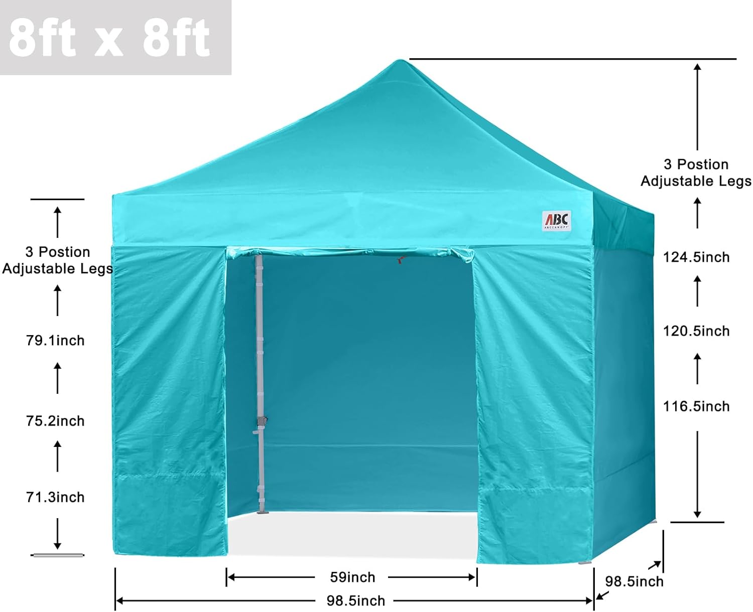Easy Pop Up Canopy Tent 10×10 with Sidewalls