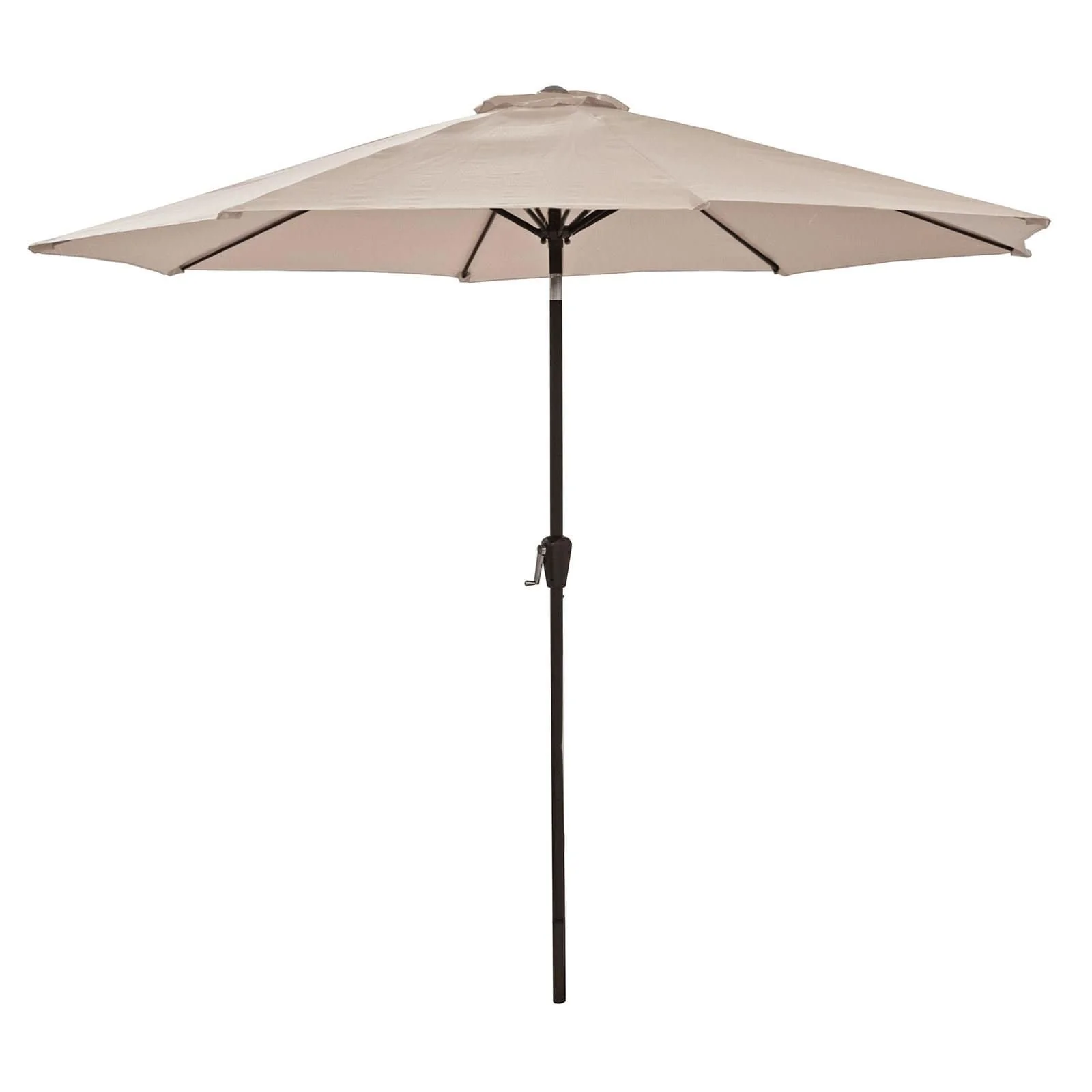 3m Round Parasol Crank Tilt Garden Patio Shade Umbrella