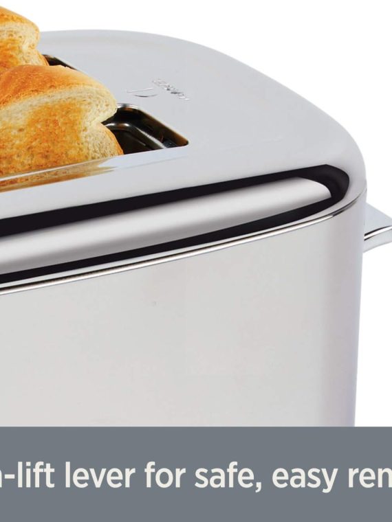 All-Clad 10942223917 Stainless Steel Digital Toaster with Extra Wide Slot, 4-Slice, Silver – 2-Slice