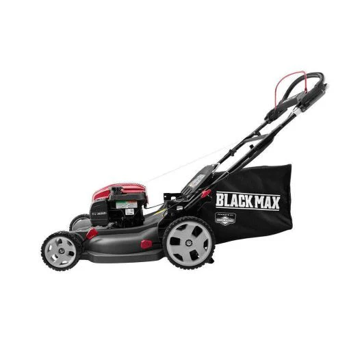 22′′ 3-in-1 Self Propelled Lawn Mower, 201cc Engine, CVT, Adjustable Height, High-Traction Wheels