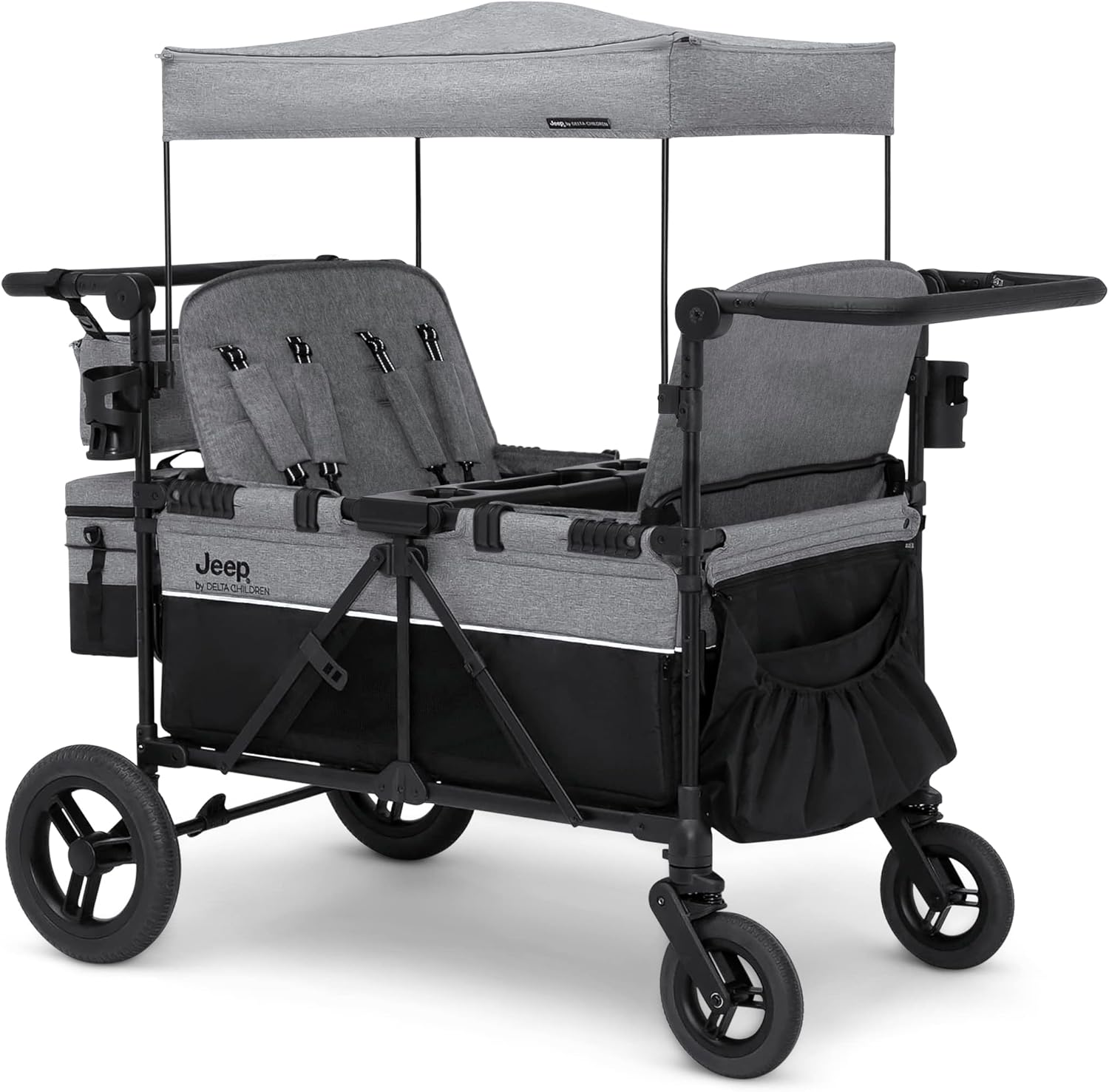 Jeep Wrangler Deluxe 4-Seater Stroller Wagon