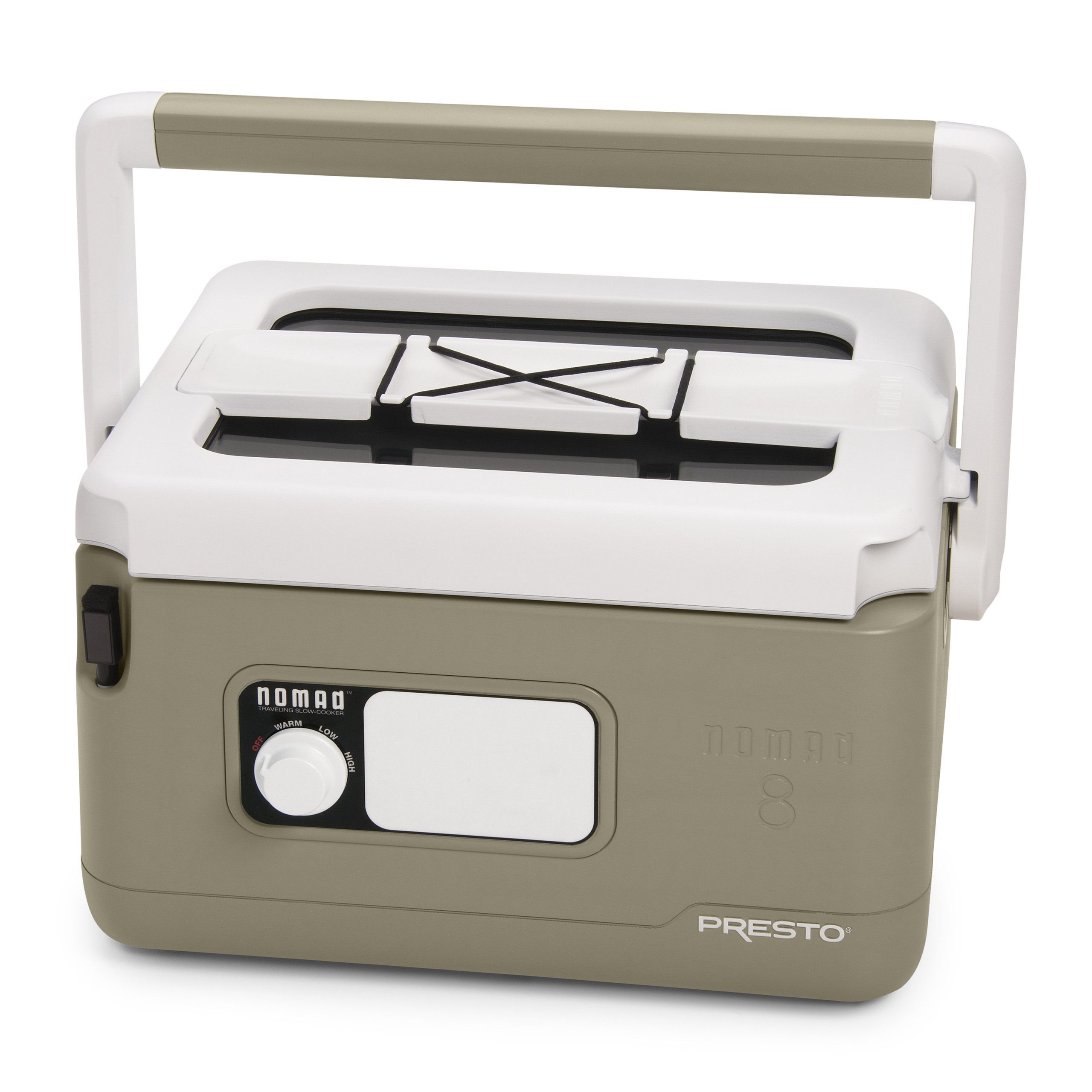 2026 Presto 8-Quart Nomad Traveling Slow Cooker in Tan