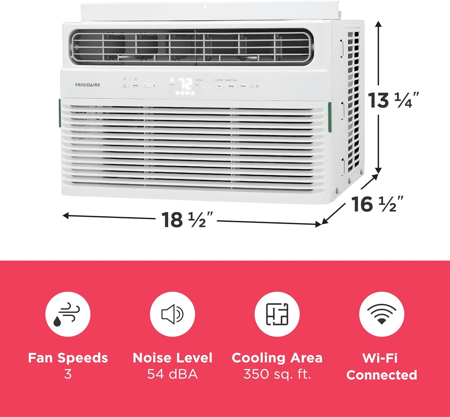 8,000 BTU Smart Wi-Fi Window Air Conditioner