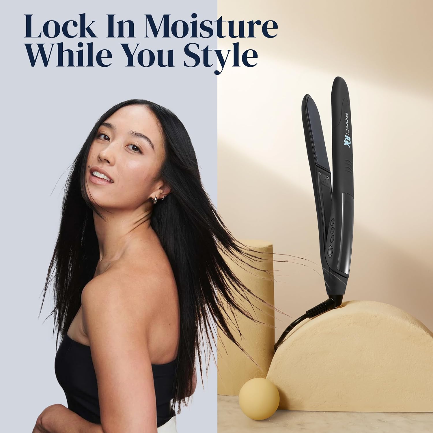 10X Styling Iron – 1′′ Sonic Flat Iron & Curler