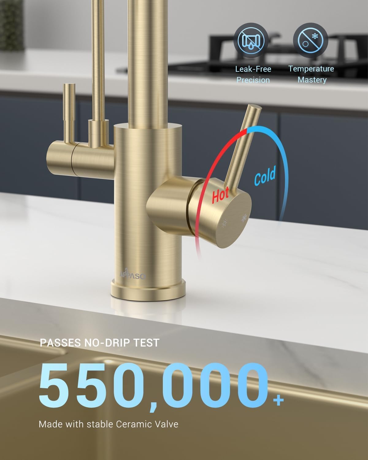 Black Touchless Kitchen Faucet with Soap Dispenser, Motion Sensor Activated Hands-Free Automatic Faucet for Sink with Pull Down Sprayer, Single Handle Smart Faucets for Kitchen Sink