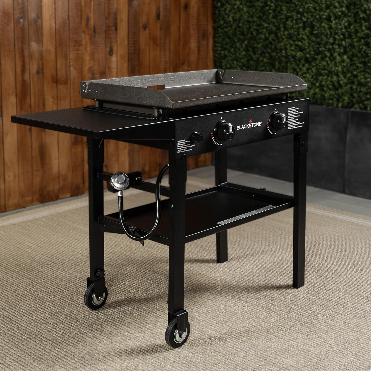 Flat Top Gas Grill Griddle 2 Burner Propane 28 Inch