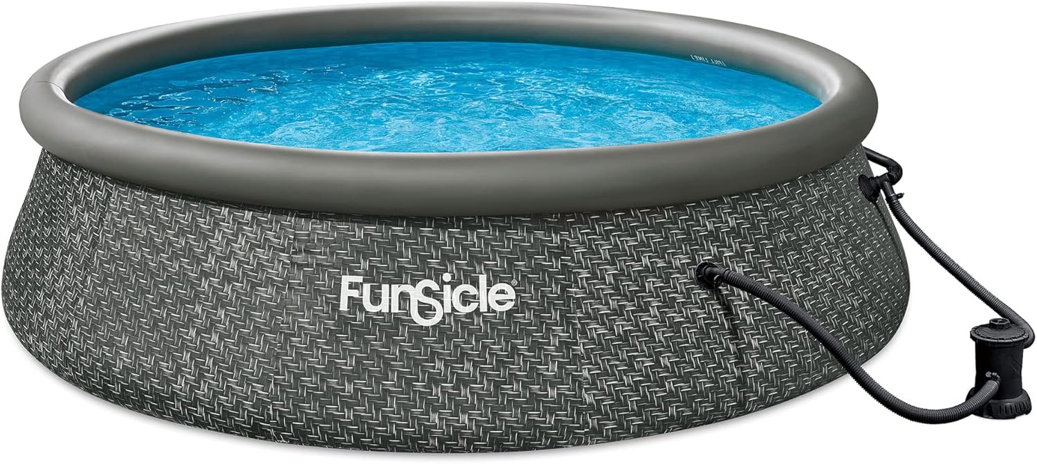 12ft x 36in Quickset Inflatable Ring Pool Set