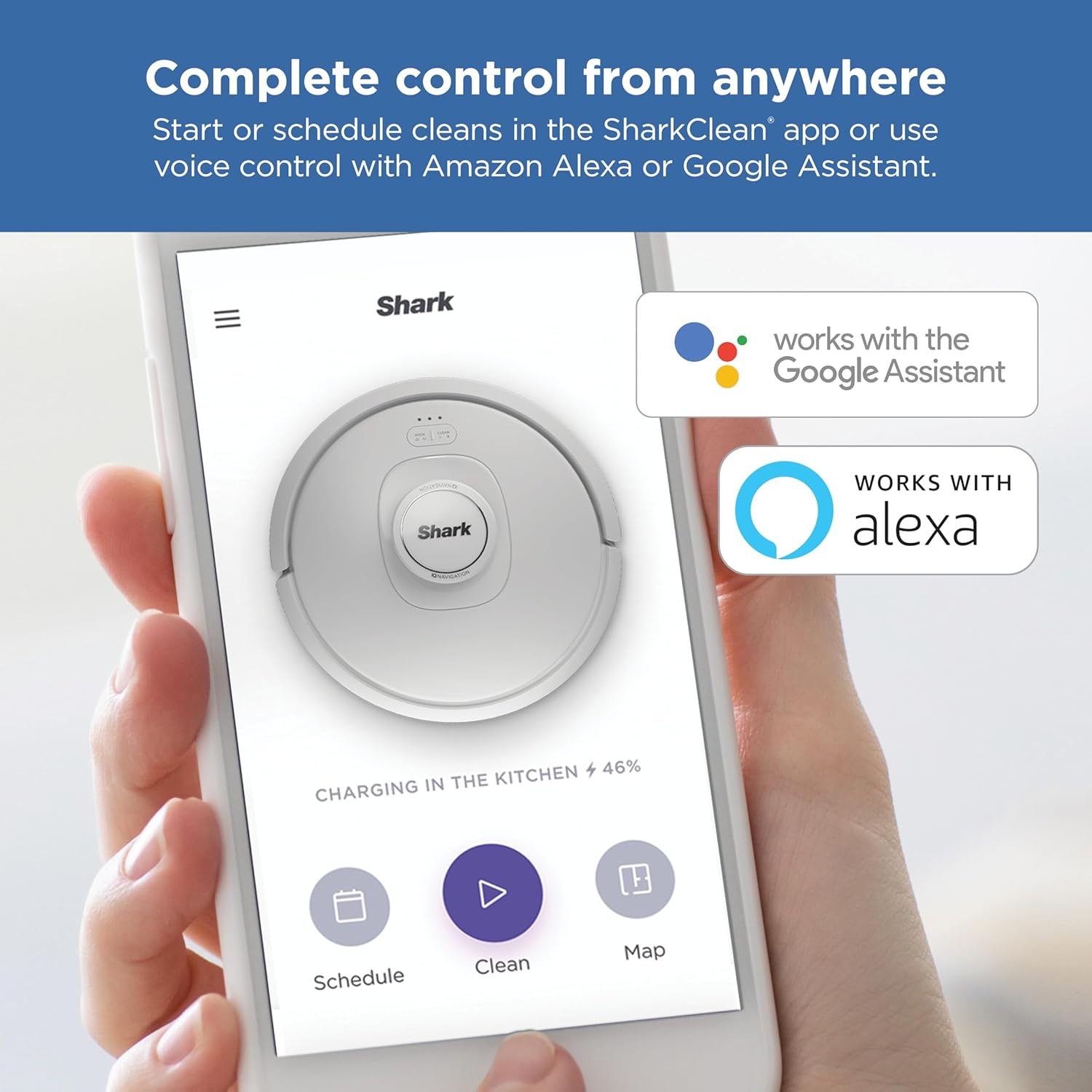 Iq Robot Vacuum – Bagless Self-Empty, Multi-Surface