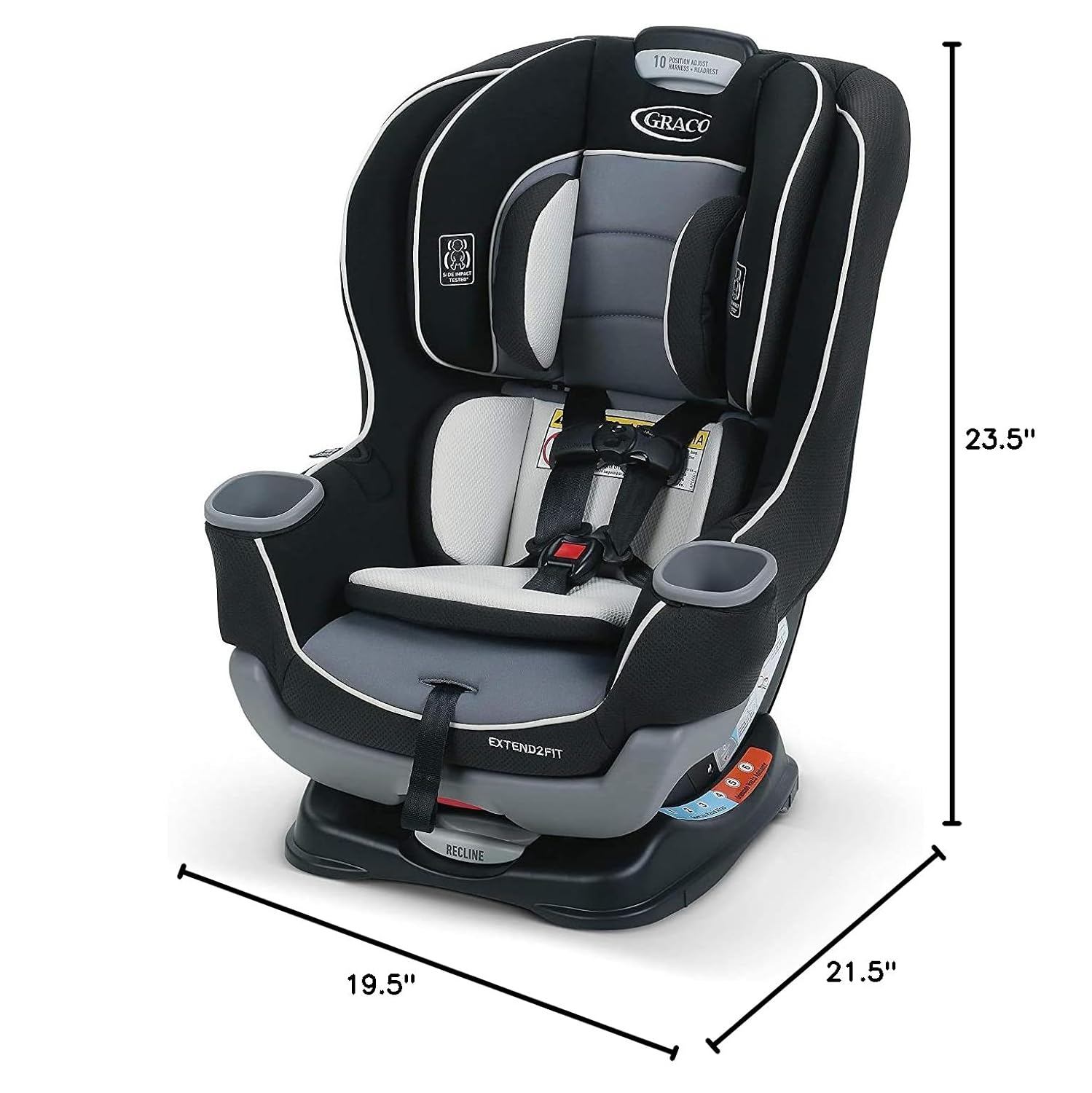 Extend2Fit Convertible Baby Car Seat – Adjustable Legroom